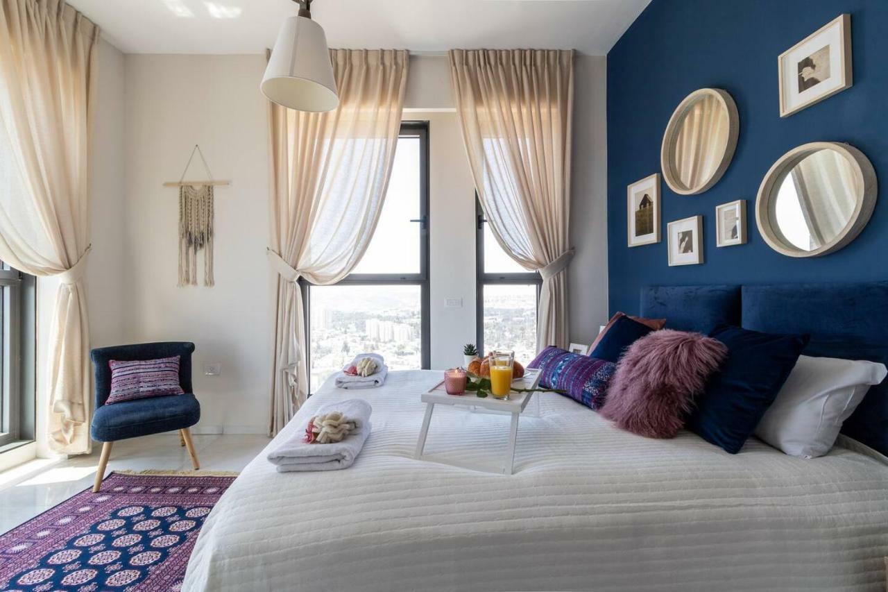 Magical 3Br/Parking With Amazing View, City Center 예루살렘 외부 사진