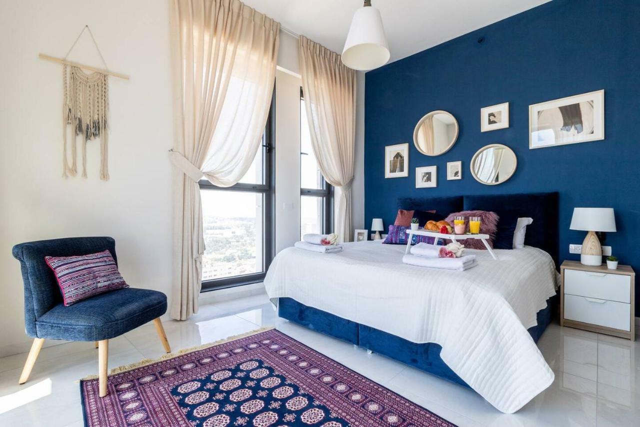 Magical 3Br/Parking With Amazing View, City Center 예루살렘 외부 사진
